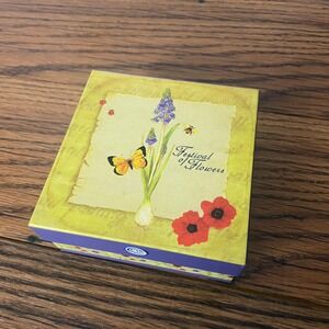 DONNA ATKINS Penny Lane Festival of Flowers Mini‎ Plates Coasters Set